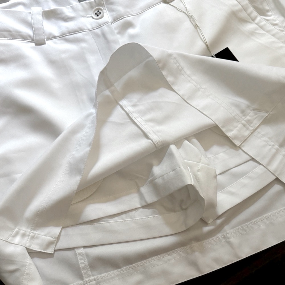 NWT Women’s Nike White Golf Tennis Pickleball Skort with Built-In Shorts! 12! - Picture 5 of 10